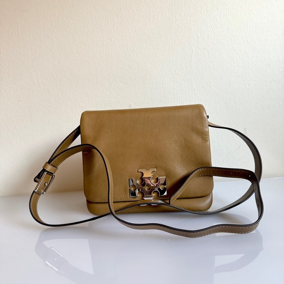 Tory Burch Charlie Shoulder Bag - Wren Brown - Picture 2 of 16